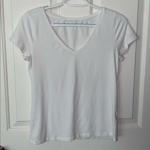 V-Neck White Tee Shirt